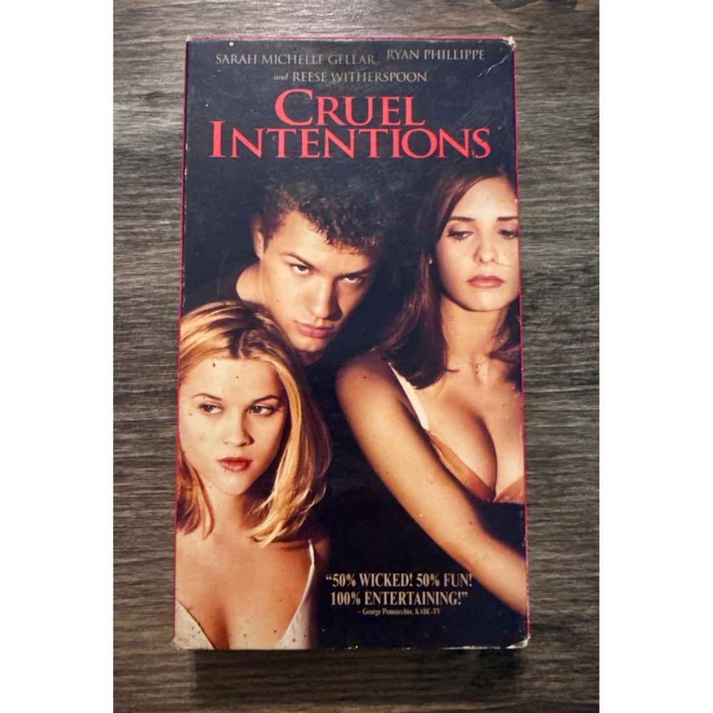 Columbia TriStar Cruel Intentions VHS Good 1999 Drama Sarah Michelle Gellar